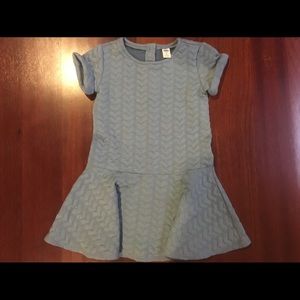 Light blue heart textured dress!
